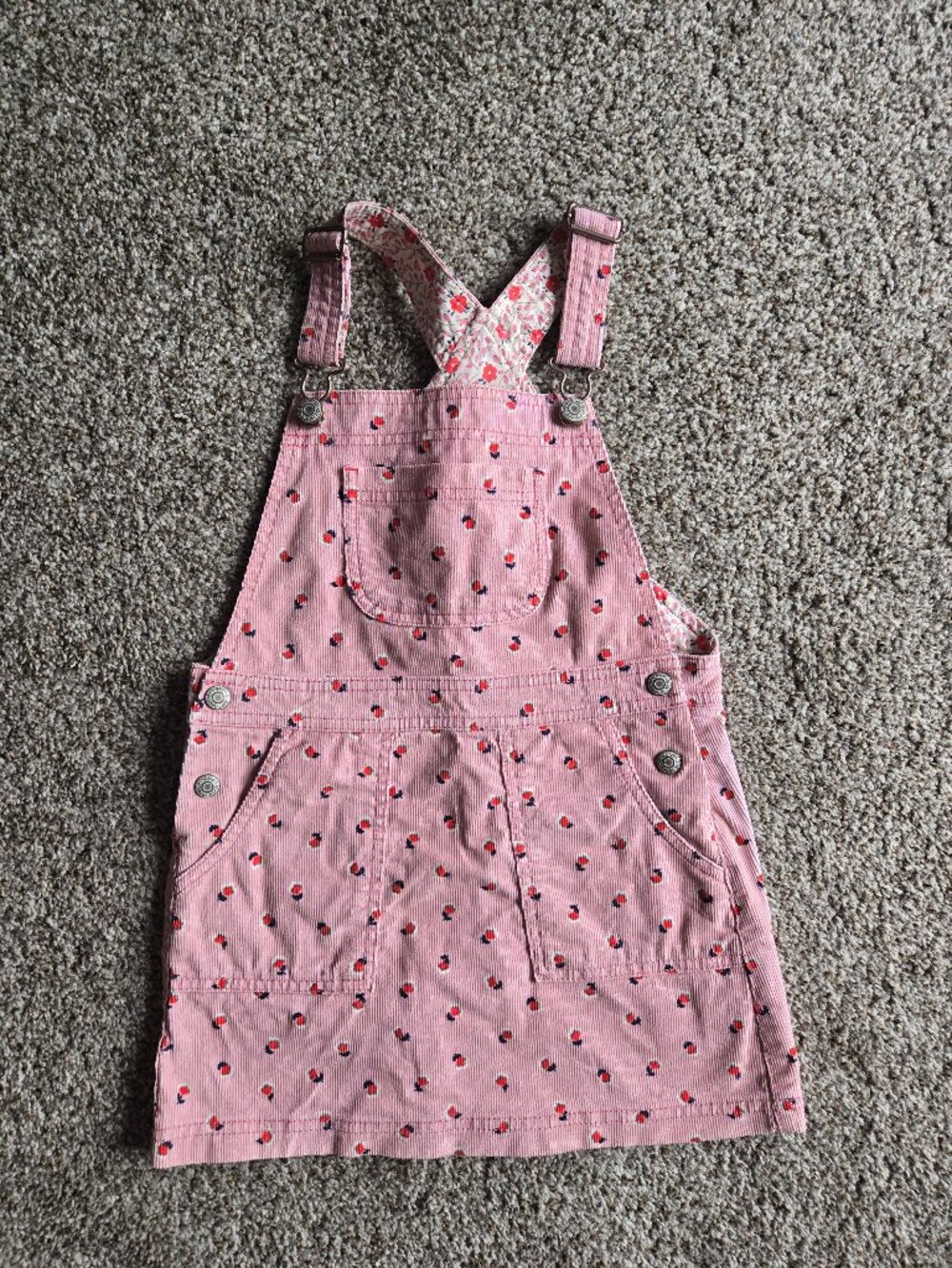 Mini boden corduroy dress with adjustable straps